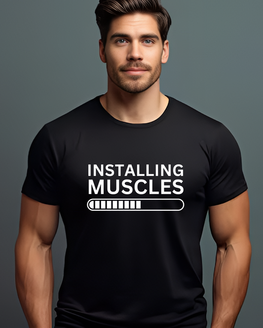 Installing Muscles | Gym Unisex T-shirt