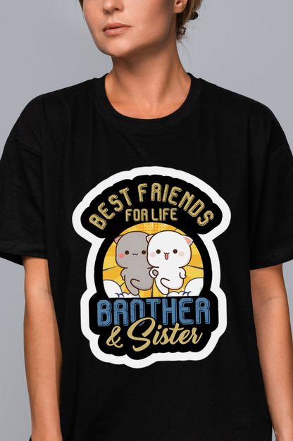 Best Friends For Life Brother & Sister | Unisex T-shirt