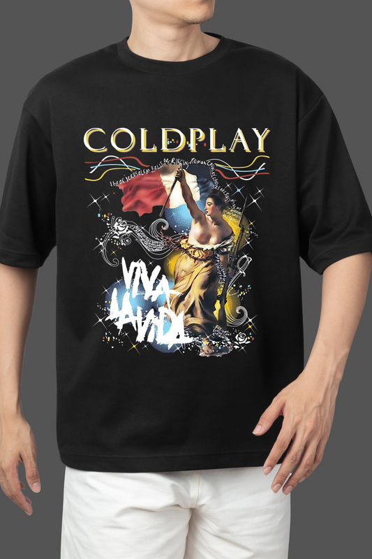 Coldplay Viva la vida Oversized Unisex T-Shirt